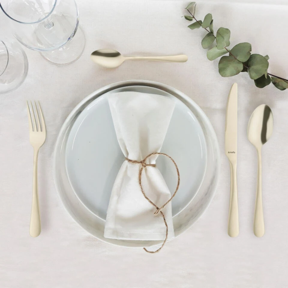 Amefa Austin Vintage 6 Theelepels 4 Amefa Austin Vintage 6 Theelepels - Afbeelding 2