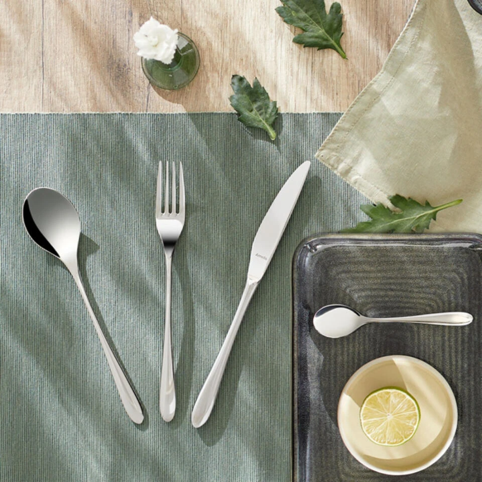 Amefa Cuba 6 Medium Theelepels 4 Amefa Cuba 6 Medium Theelepels - Afbeelding 2