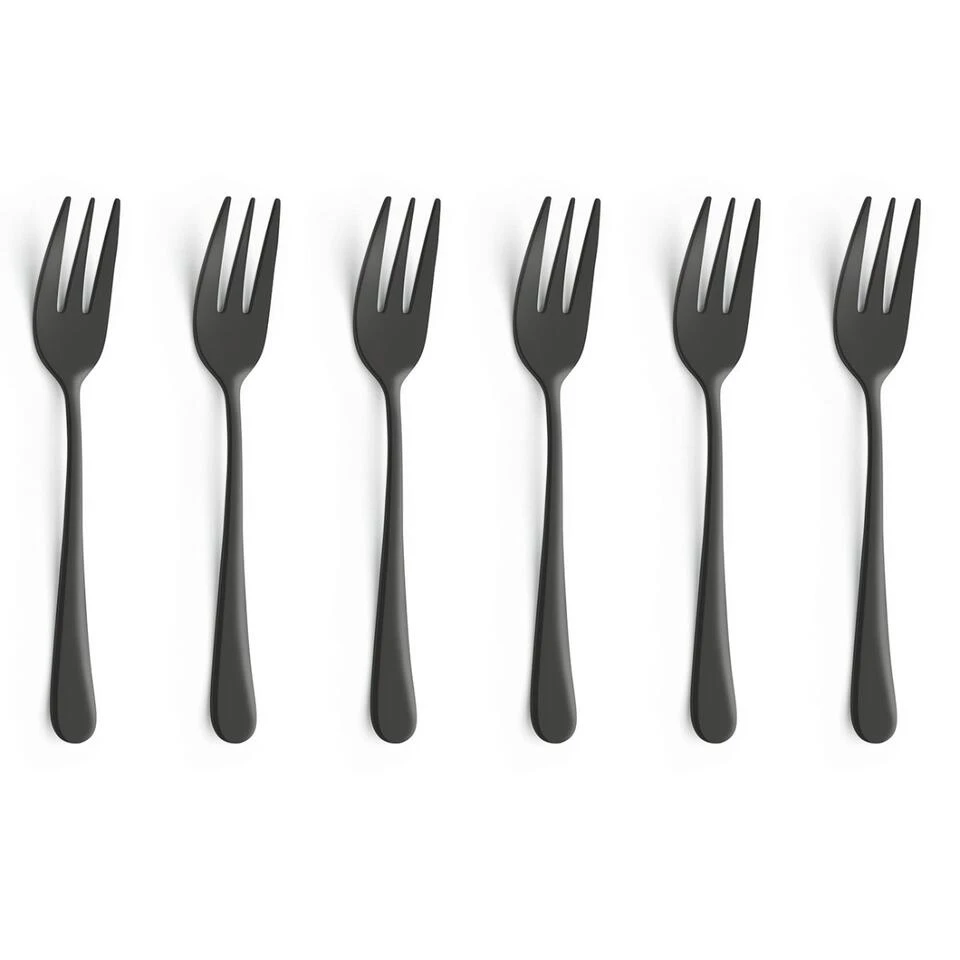 Amefa Austin Black 6 Gebaksvorkjes 3 Amefa Austin Black 6 Gebaksvorkjes