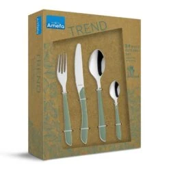 Amefa Eclat Groen Bestek - Set Van 24 -Amefa Verkoopwinkel 1000059305 0102