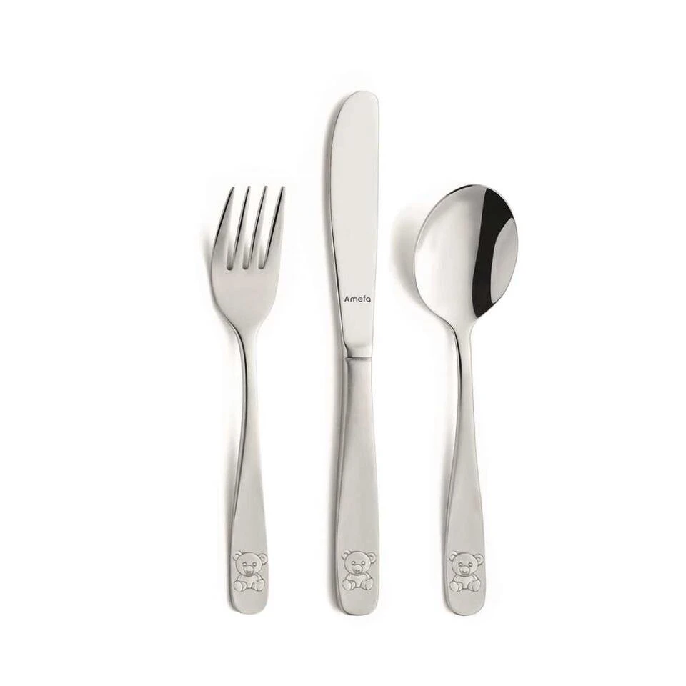 Amefa Bear - 3-delige Kinderbestekset 3 Amefa Bear - 3-delige Kinderbestekset