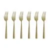 Amefa Felicity - 6 Gebaksvorkjes - Champagne -Amefa Verkoopwinkel 1000088140