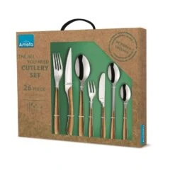Amefa Eclat Nature - 26-delige Bestekset Voor 4 Personen - Wood Look -Amefa Verkoopwinkel 1000088792 0102