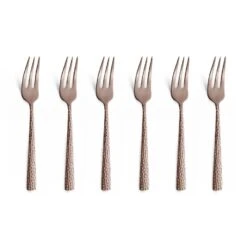 Amefa Felicity - 6 Gebaksvorkjes - Rosé Champagne