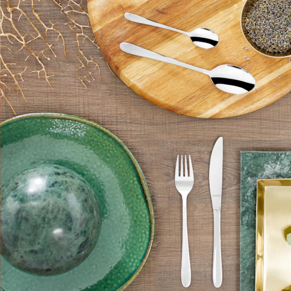 Amefa Monaco - 6 Gebaksvorkjes 4 Amefa Monaco - 6 Gebaksvorkjes - Afbeelding 2