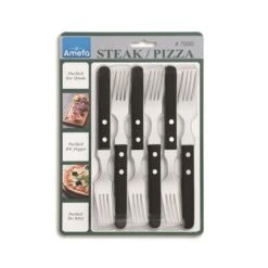 Amefa Pizza - 6 Steakvorken - Zwart 7 Amefa Pizza - 6 Steakvorken - Zwart -Amefa Verkoopwinkel 1000090535 0102