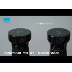 Amefa Modern - Peper- En Zoutmolenset - Zwart - 15 Cm -Amefa Verkoopwinkel 1000093296 0103