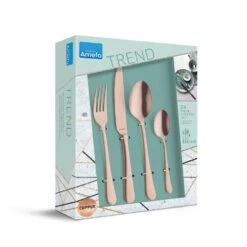 Amefa Austin - 24-delige Bestekset Voor 6 Personen - Mat Koper -Amefa Verkoopwinkel 1000093303 0103