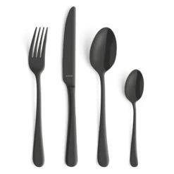Amefa Austin - 24-delige Bestekset Voor 6 Personen - Mat Zwart