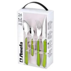 Amefa 24-delige Bestekset Eclat Groen 9 Amefa 24-delige Bestekset Eclat Groen -Amefa Verkoopwinkel 1376634336 0103