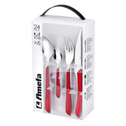 Amefa Eclat Bestekset 4-delig Rood 2