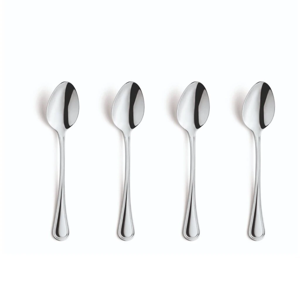 Amefa Theelepels Fleur 4 Stuks 3 Amefa Theelepels Fleur 4 Stuks