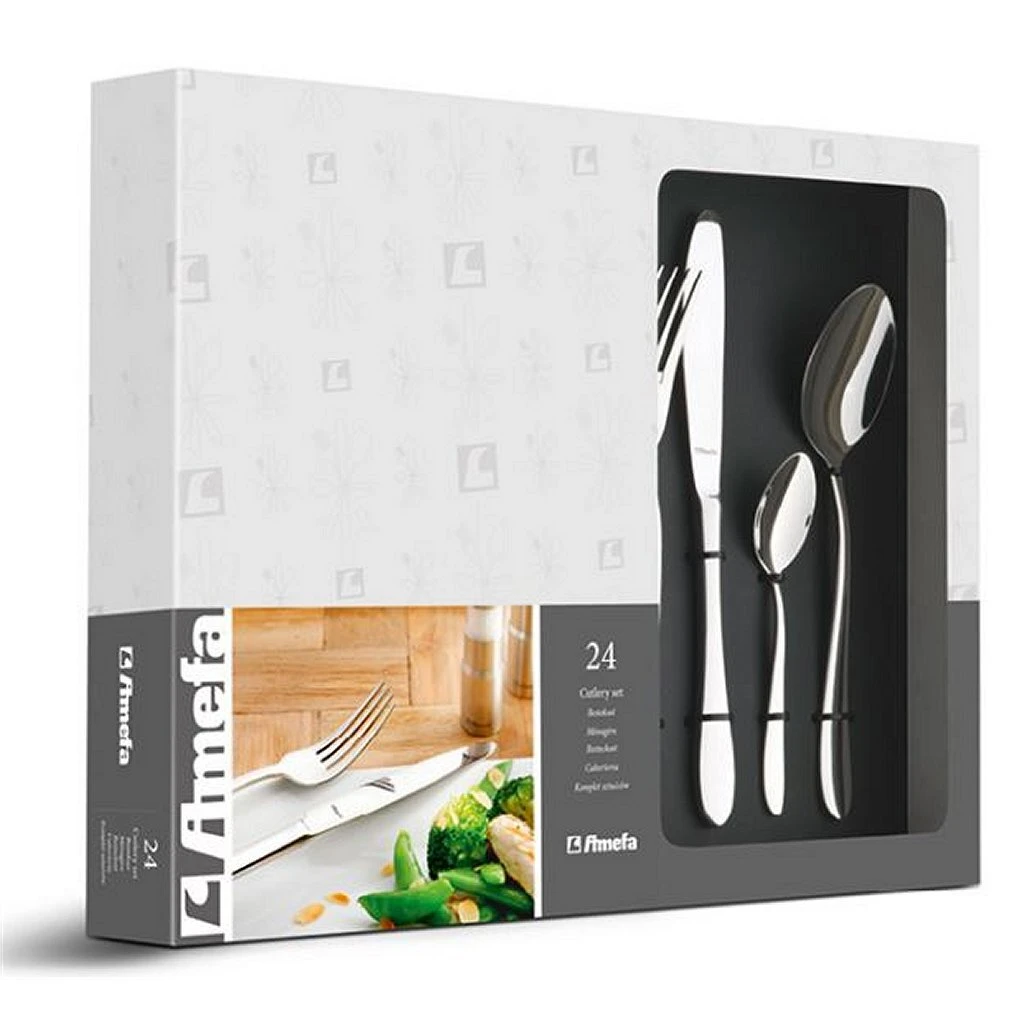 Amefa Bestekset Pearl 24-delig 4 Amefa Bestekset Pearl 24-delig - Afbeelding 2