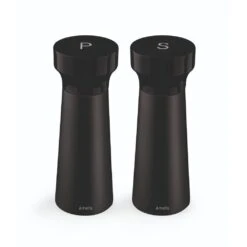 Amefa Houten Peper-Zout Molen Set 15 Cm 2 Stuks Zwart