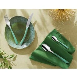 Amefa Eclat Bestekset 24-delig RVS/Groen -Amefa Verkoopwinkel 8711155483823 2